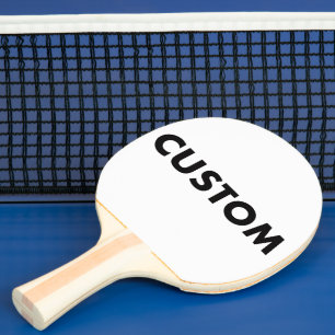 Anpassningsbar Personlig RED Backed Bord Tennis Pingisracket