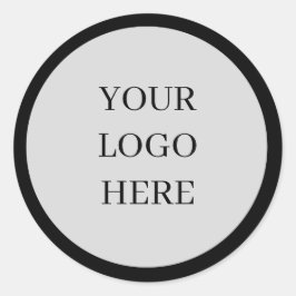 Anpassningsbar Personlig Round Business Logotyp-sp Runt Klistermärke