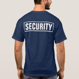 Anpassningsbar Personlig Security T Shirt