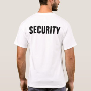 Anpassningsbar Personlig Security T-Shirt