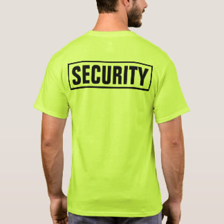 Anpassningsbar Personlig Security T-Shirt