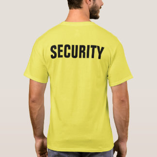 Anpassningsbar Personlig Security T Shirt