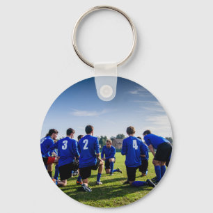 Anpassningsbar Personlig Sport Team Photo Nyckelring