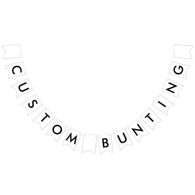 Anpassningsbar Personlig SWALLOWTAIL BUNTING FLAGG Vimplar (Alla)