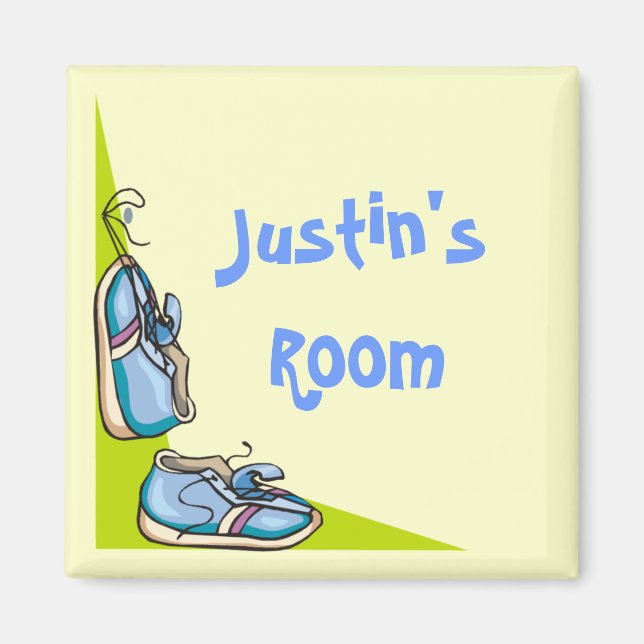 Anpassningsbar Personlig Tennis Shoe Magnets Magnet (Framsidan)