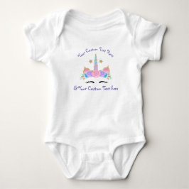 Anpassningsbar Personlig Unicorn Tutu Birthday Shi T-shirt