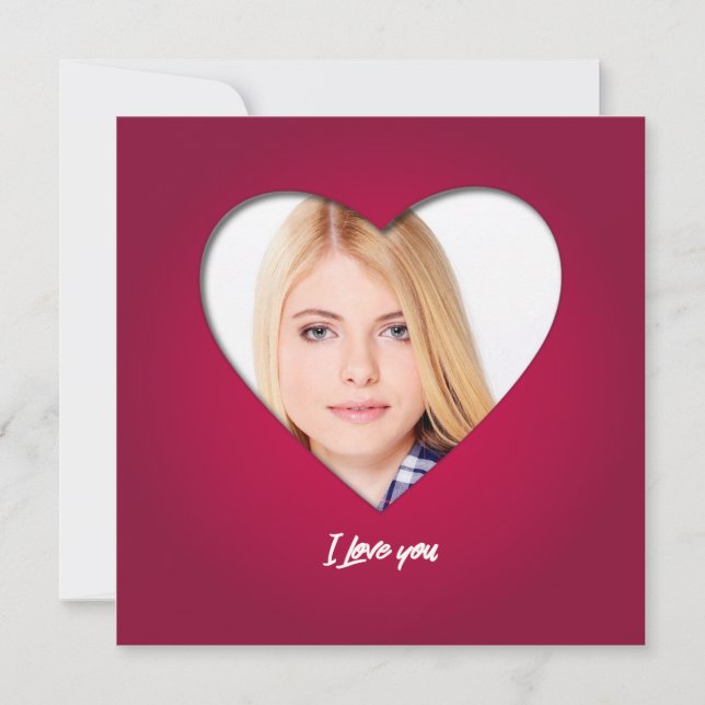 Anpassningsbar Personlig Valentine Photo (Framsida)