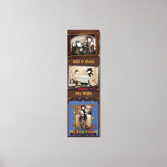 Anpassningsbar Personlig Western Photo Canvas Art (Framsida)