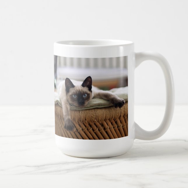 ANPASSNINGSBAR PET CAT PHOTO KAFFE KOPPAR (Höger)
