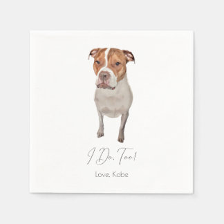 Anpassningsbar Pet Cocktail Napkin Pappersservett