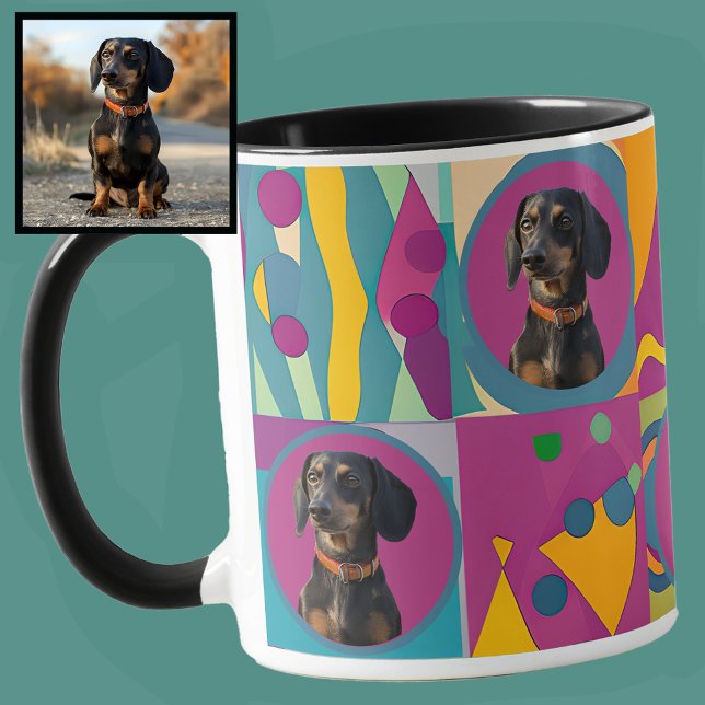 Anpassningsbar Pet Dachshund eller Photo Cute Mamm Mugg (Skapare uppladdad)