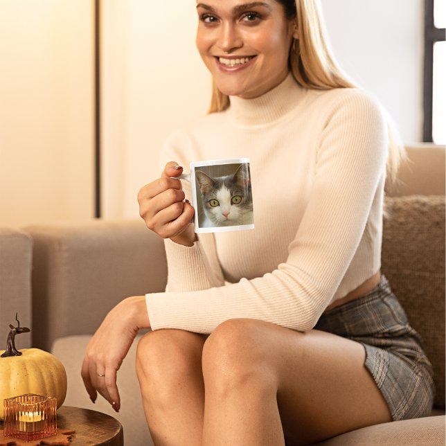 Anpassningsbar Pet-familjens fotoPersonlig Kaffemugg (Skapare uppladdad)