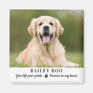 Anpassningsbar Pet-foto för personlig Hund Memoria Magnet