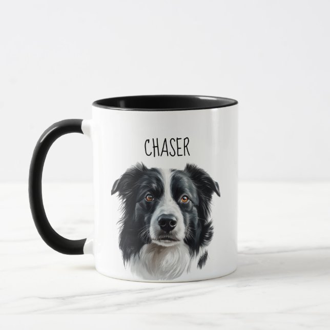 Anpassningsbar Pet-foto och Namn Mugg (Vänster)