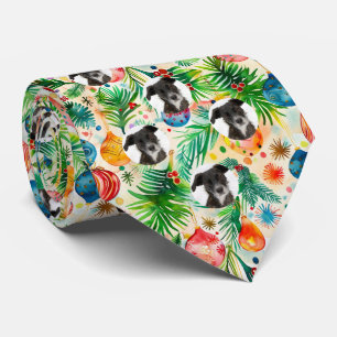 Anpassningsbar Pet Hund Photo jul Mönster Slips