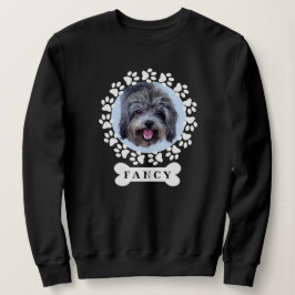 Anpassningsbar Pet Hund Photo och Namn på Dogbone T Shirt