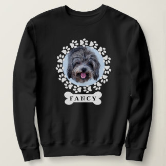 Anpassningsbar Pet Hund Photo och Namn på Dogbone T Shirt