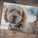 Anpassningsbar Pet Hund Photo Template Puppy Kärle Pussel<br><div class="desc">Ett fotopussel i anpassningsbarna, perfektens sätt att förvandla dina omhuldade minnen till en unik och interaktiv upplevelse! Anpassa det här pusslet genom att lägga till din hedervärda hund bild, fånga deras unika personlighet och kärlek för dem. Den exquisite-skript som övertäckts av valpen kärlek kan till och med ändras så att...</div>