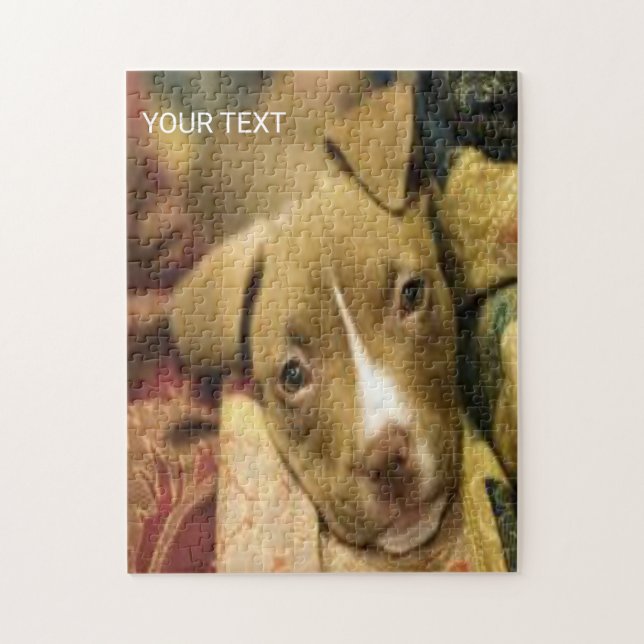 Anpassningsbar Pet Jigszle Puzzle Pussel (Vertikal)