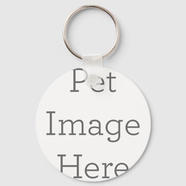 Anpassningsbar Pet Keychain Gift Nyckelring (Framsida)