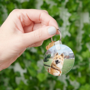 Anpassningsbar Pet Keychain - Personlig Engraved K Nyckelring