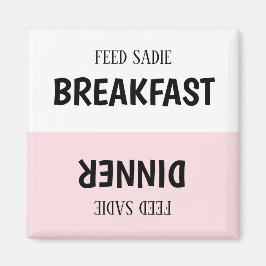 Anpassningsbar Pet Matar spårmagnet Magnet