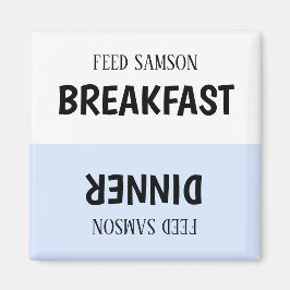 Anpassningsbar Pet Matar spårmagnet Magnet