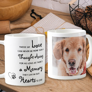 Anpassningsbar Pet Memorial Hund Loss Sympathy Kee Kaffemugg