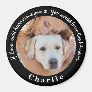 Anpassningsbar Pet Memorial Pet Loss Keepsaké Hund Magnet