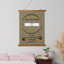 Anpassningsbar Pet Memorial Photo Wall Tapestry