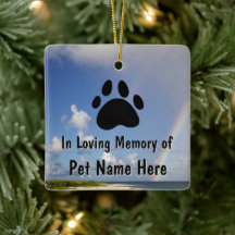 Anpassningsbar Pet Memorial Rainbow