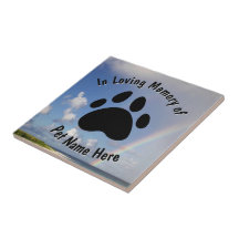 Anpassningsbar Pet Memorial Rainbow