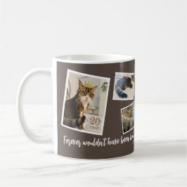 Anpassningsbar Pet-minnesfoto och citattecken Kaffemugg