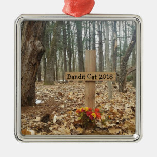 Anpassningsbar Pet Namn Julgransprydnad Metall