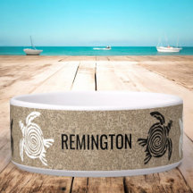 Anpassningsbar Pet Namn Sandy Beach Turtles