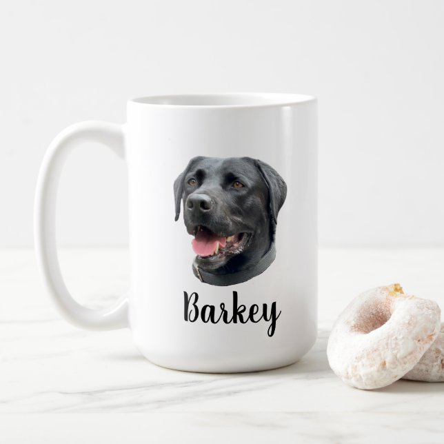 Anpassningsbar Pet Personlig Ansikte Animal Lover  Kaffemugg (Med munk)