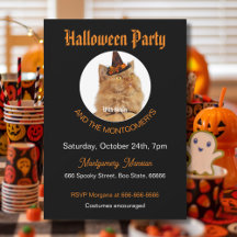 Anpassningsbar Pet Photo Cat Lover Orange Black Ha
