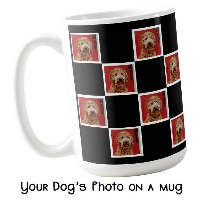 Anpassningsbar Pet Photo Collage Drinkware - Perso Kaffemugg (Skapare uppladdad)
