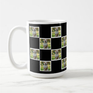 Anpassningsbar Pet Photo Collage Drinkware - Perso Kaffemugg