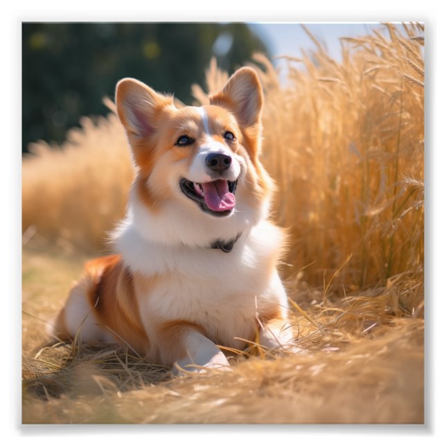 Anpassningsbar Pet Photo Fototryck (Framsidan)