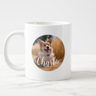 Anpassningsbar Pet Photo Jumbo Mugg