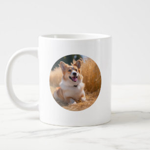 Anpassningsbar Pet Photo Jumbo Mugg