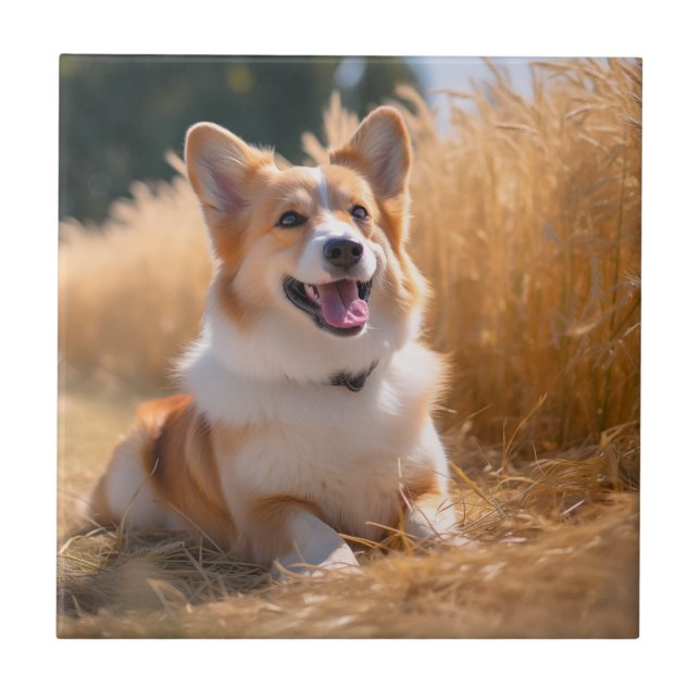 Anpassningsbar Pet Photo Kakelplatta (Framsidan)