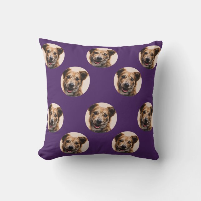 Anpassningsbar Pet Photo Kudde (Framsida)