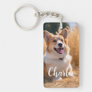 Anpassningsbar Pet Photo med Namn
