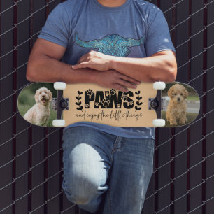 Anpassningsbar Pet Photo Mini Skateboard Bräda 18,5 Cm
