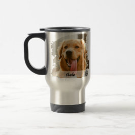 Anpassningsbar Pet Photo Mugg med Namn - Modern ty