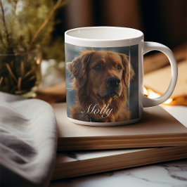 Anpassningsbar Pet Photo Mugg - Personlig Coffee K