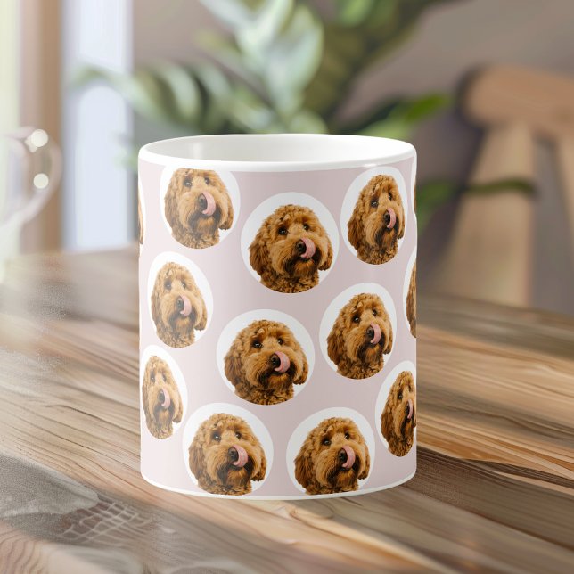 Anpassningsbar Pet Photo Mugg | Personligens Rosa (Skapare uppladdad)