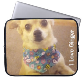 Anpassningsbar Pet Photo Personlig Message eller N Laptop Fodral